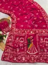 Jk 422 Dola Viscose Weaving Mirror Work Karva Chauth Special Saree